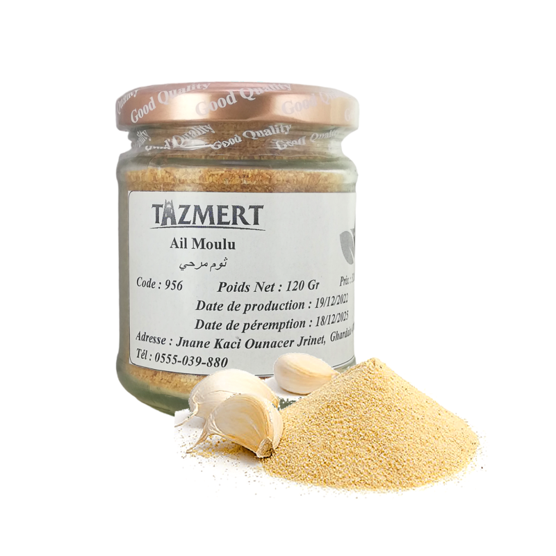 Ail en poudre Fait Maison 100% Naturelle 120 Gr