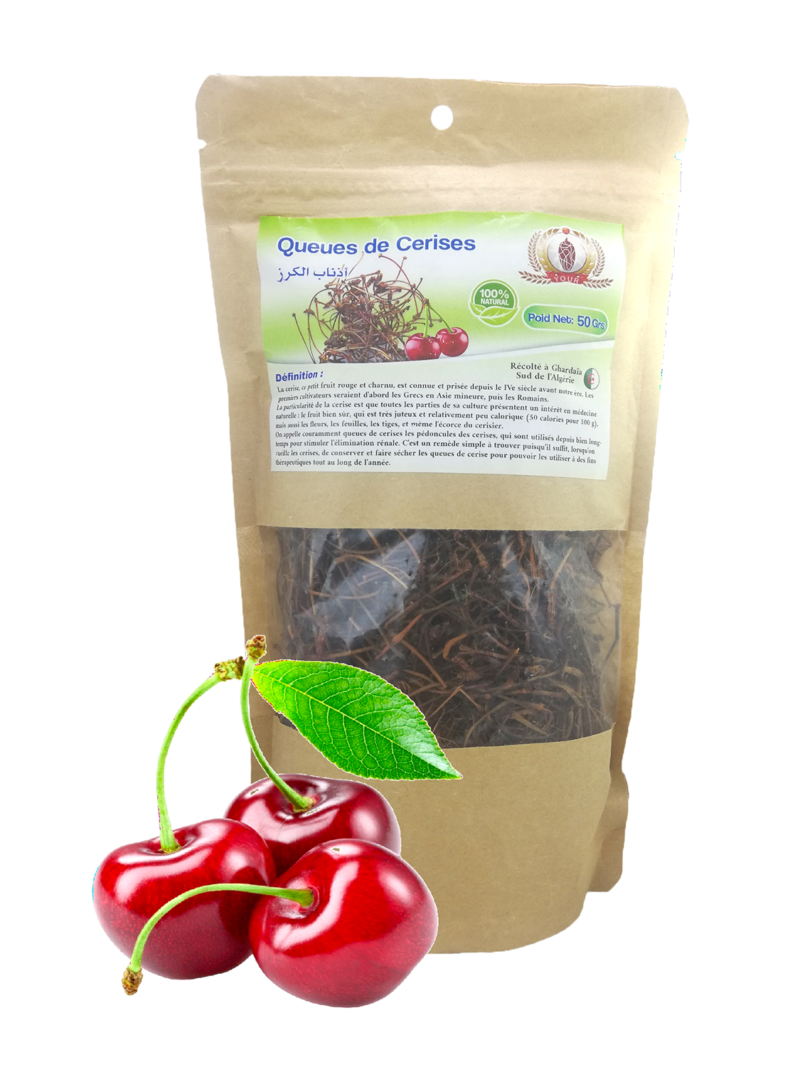 Plante Queues de Cerises Récolté au Sud de l'Algérie - Sèche Sac 50 Gr