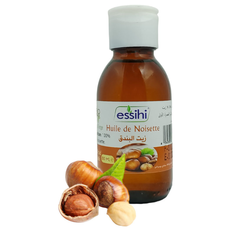 Huile De Noisette Pressée À Froid Pure Et 100% Naturel Sans Additifs