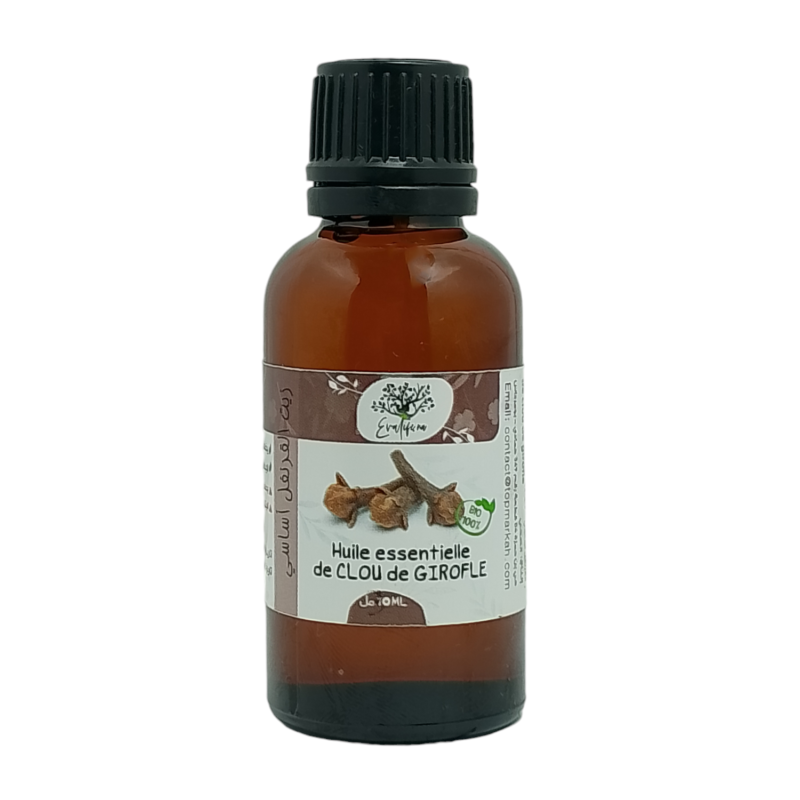 Huile Essentielle de Clou de Girofle Pure et 100% naturel Sans Additifs 30ml – Image 2