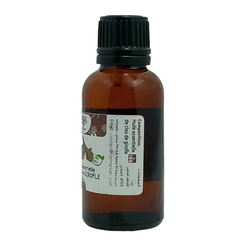 Huile Essentielle de Clou de Girofle Pure et 100% naturel Sans Additifs 30ml – Image 3