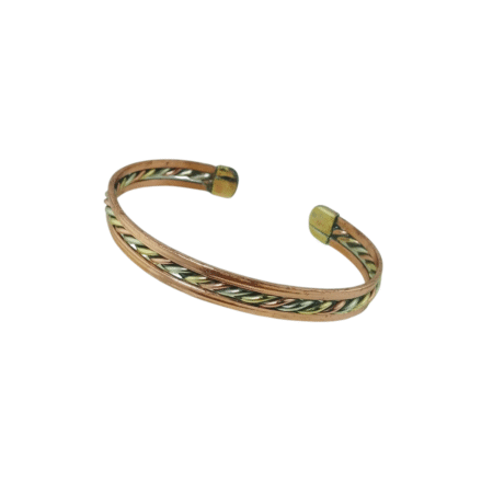 Bracelet en Cuivre Artisanal Touareg – Fabrication Traditionnelle de Tamanrasset Sud de l'Algérie  - Pour Femme