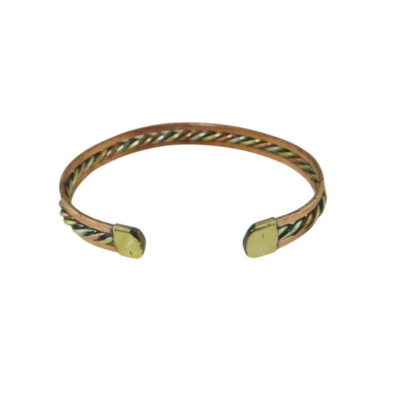 Bracelet en Cuivre Artisanal Touareg – Fabrication Traditionnelle de Tamanrasset Sud de l'Algérie  - Pour Femme – Image 2