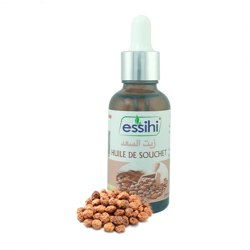 Extrait pure Huile de Souchet - Le Secret Naturel pour une Peau Douce et des Poils Retardés