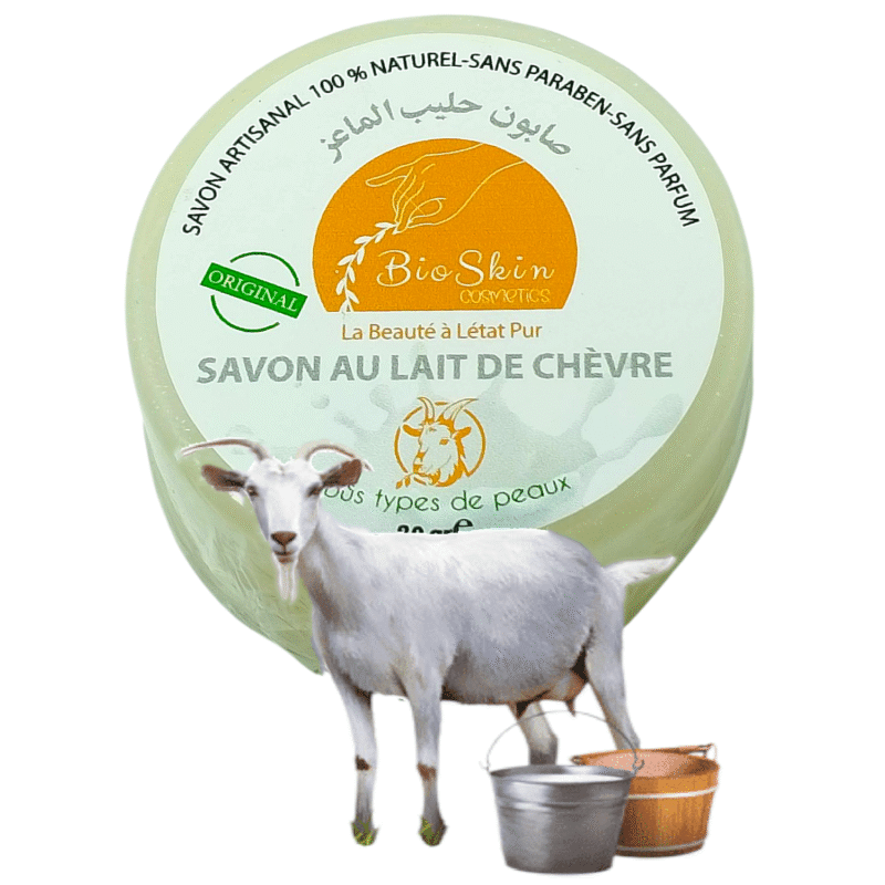 Savon Naturel au Lait de Chèvre Pur – Hydratation Intense & Peaux Sensibles 80g