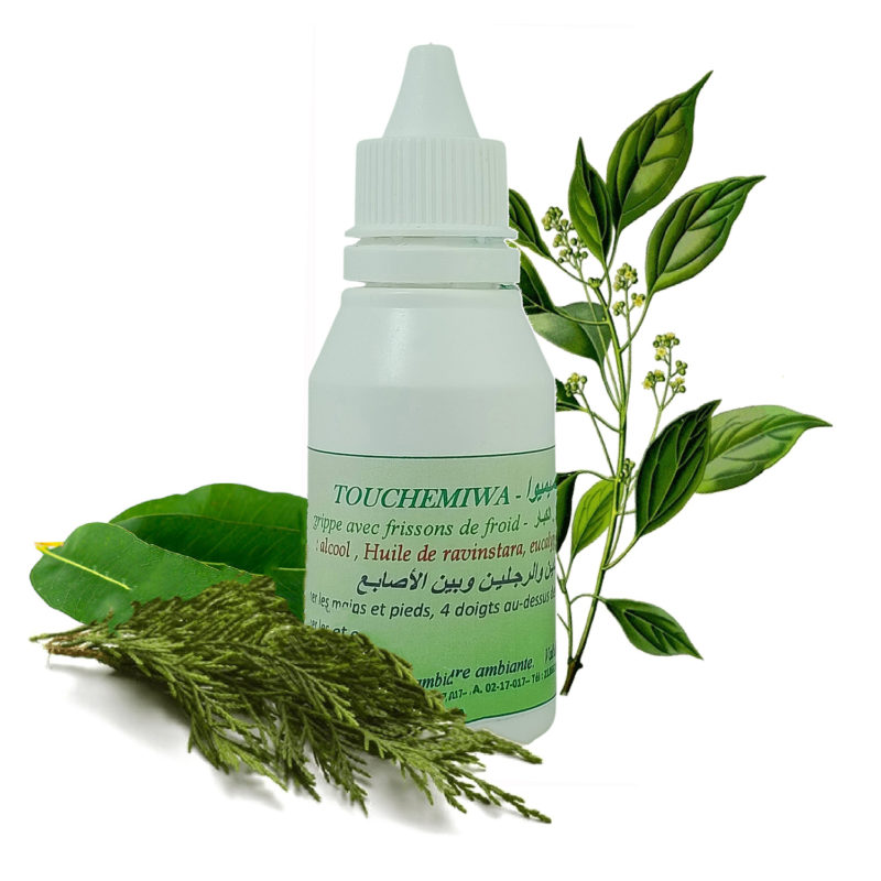 Solution Naturelle Ravintsara, Eucalyptus & Cyprès - Combat Frissons et Congestion (Adultes & Enfants)