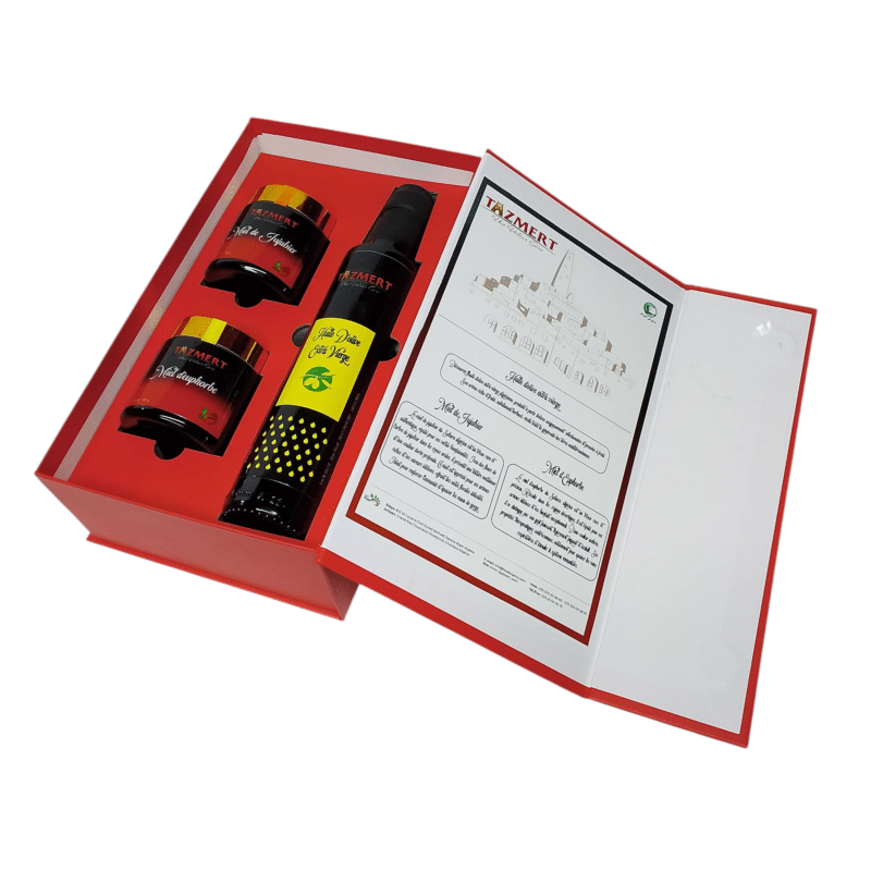 Coffret Trésor de la Nature : Miel de Jujubier & Euphorbe, Huile d'Olive Extra Vierge – Image 2