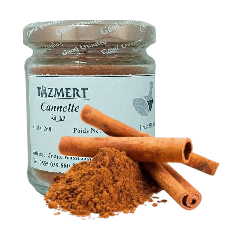 Cannelle Moulue Suprême - L'Épice Chaleureuse et Bienfaisante Pot de 100 Gr