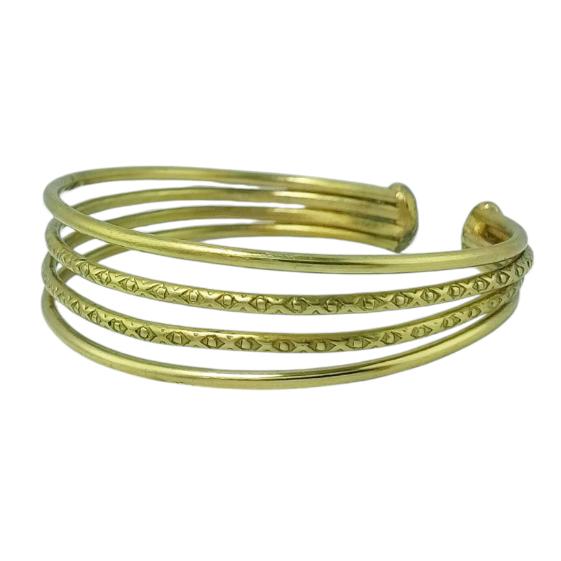Bracelet en Cuivre Artisanal Touareg – Fabrication Traditionnelle de Tamanrasset Sud de l'Algérie  - Pour Femme