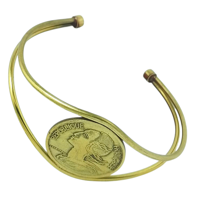 Bracelet en Cuivre Artisanal Touareg – Fabrication Traditionnelle de Tamanrasset Sud de l'Algérie  - Pour Homme & Femme – Image 2