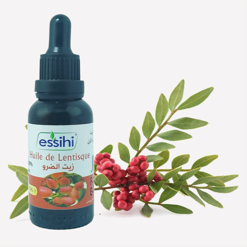Huile de Lentisque Pressée à Froid Pure et 100% naturel Sans Additifs 30ml