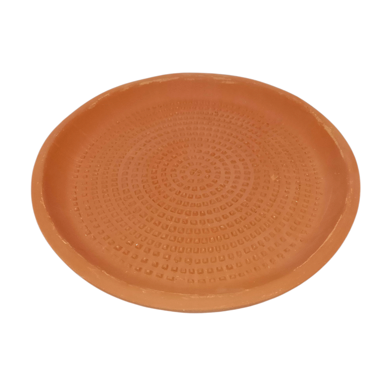 Plat à Pain Traditionnel en Argile de Ghardaïa - Cuisson Authentique & Saveurs Ancestrales – Image 2
