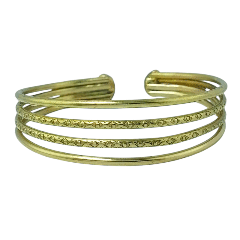 Bracelet en Cuivre Artisanal Touareg – Fabrication Traditionnelle de Tamanrasset Sud de l'Algérie  - Pour Femme – Image 2