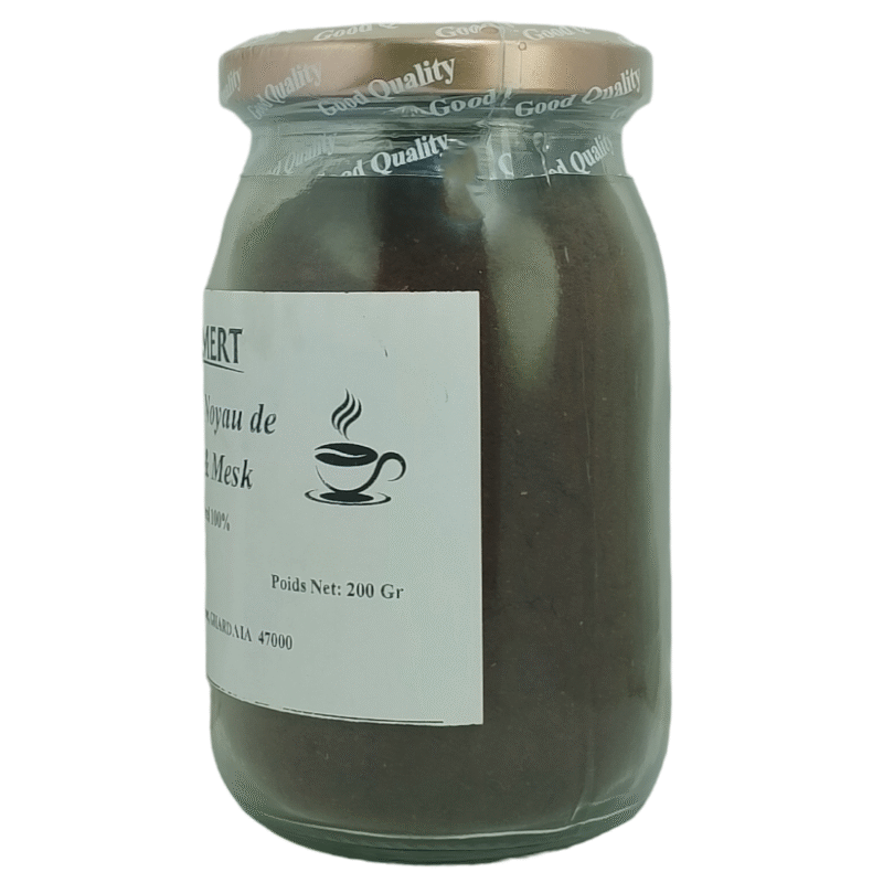 Café Noyaux de dattes 100% naturelles  sans additifs bocal de 200 gr – Image 3