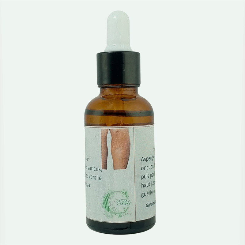Préparation VARICINA  naturelle pour le traitement des varices : Huile d'Aloès, Cyprès, Hélichryse et Menthe Vraie – Image 4