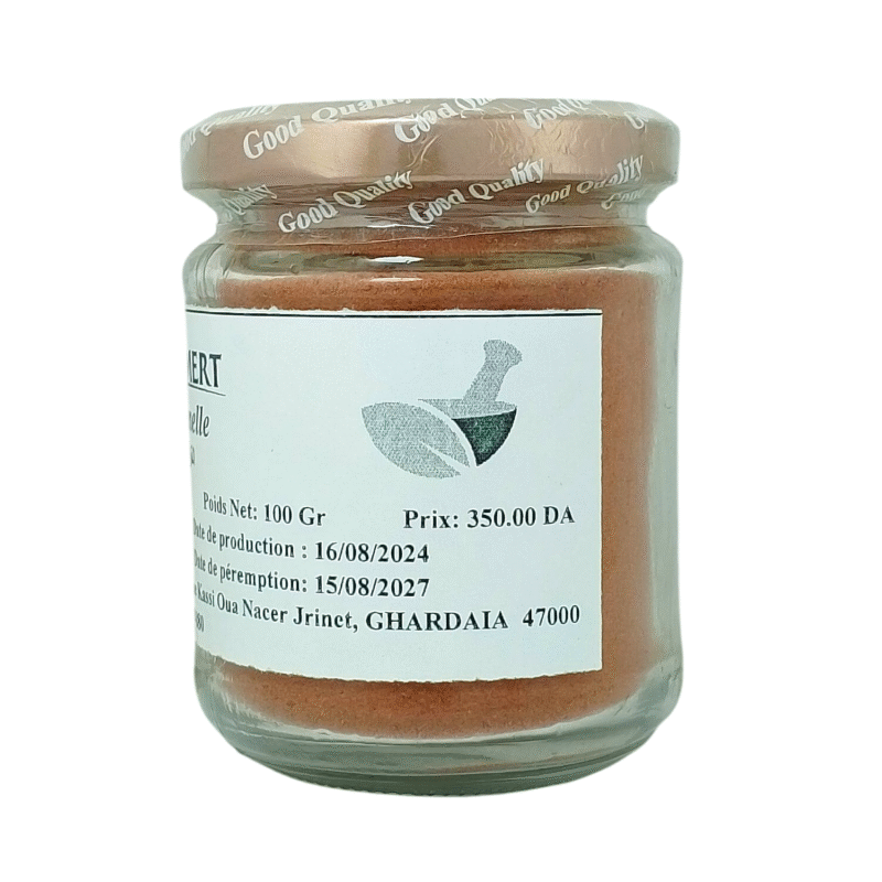 Cannelle Moulue Suprême - L'Épice Chaleureuse et Bienfaisante Pot de 100 Gr – Image 3