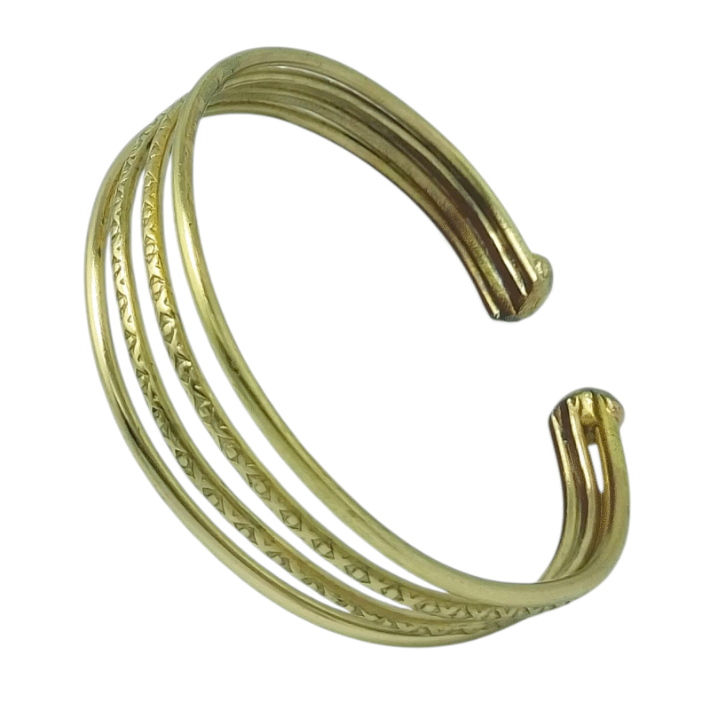Bracelet en Cuivre Artisanal Touareg – Fabrication Traditionnelle de Tamanrasset Sud de l'Algérie  - Pour Femme – Image 3
