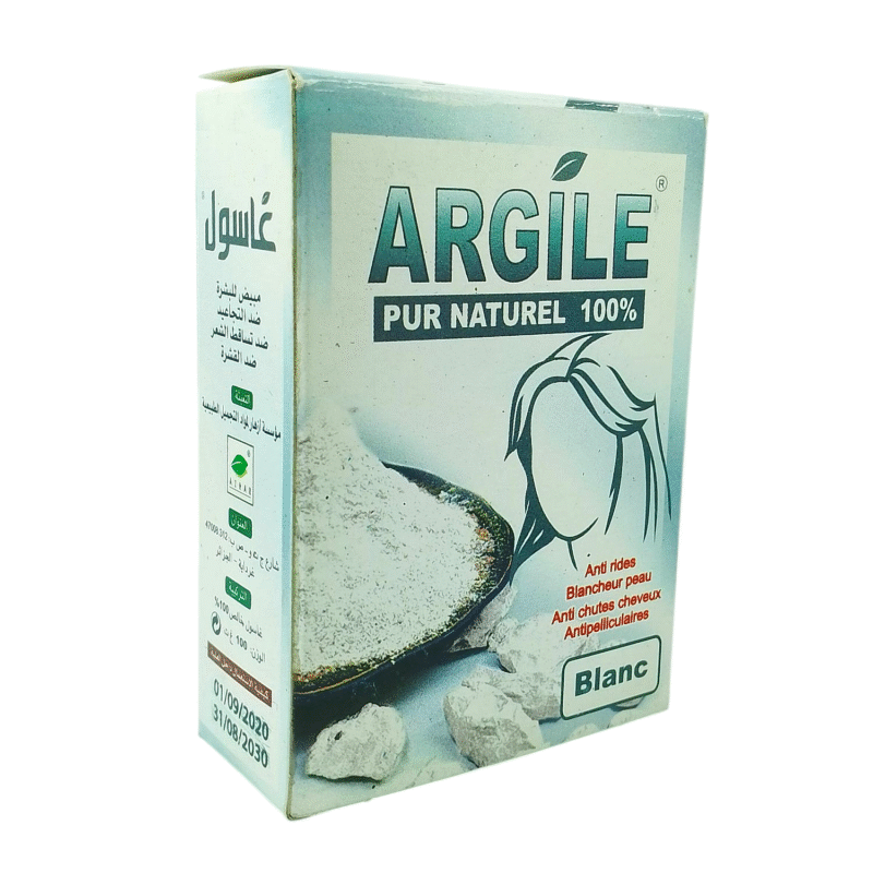 L'Argile Blanche Kaolin Pur Douceur & Éclat pour Peaux Sensibles 100 Gr – Image 2