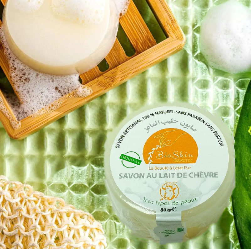 Savon Naturel au Lait de Chèvre Pur – Hydratation Intense & Peaux Sensibles 80g – Image 6