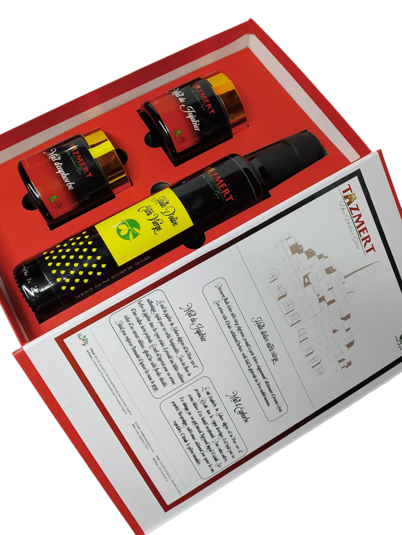 Coffret Trésor de la Nature : Miel de Jujubier & Euphorbe, Huile d'Olive Extra Vierge – Image 5