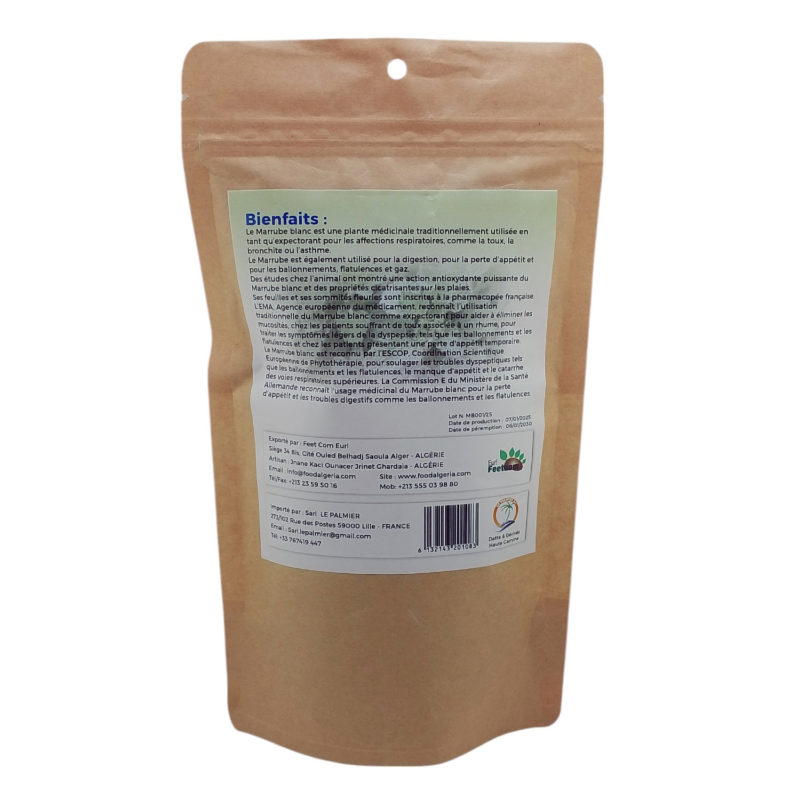 Tisane Le Marrube Blanc Récolté au Sud de l'Algérie - Sèche Sac 50 Gr – Image 3