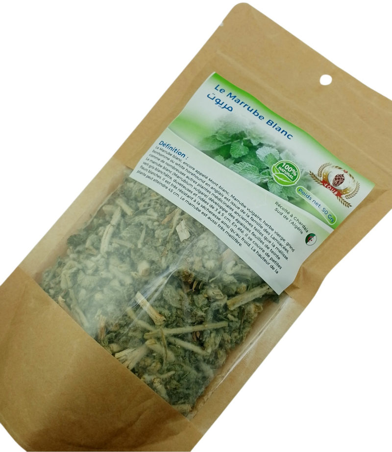 Tisane Le Marrube Blanc Récolté au Sud de l'Algérie - Sèche Sac 50 Gr – Image 4