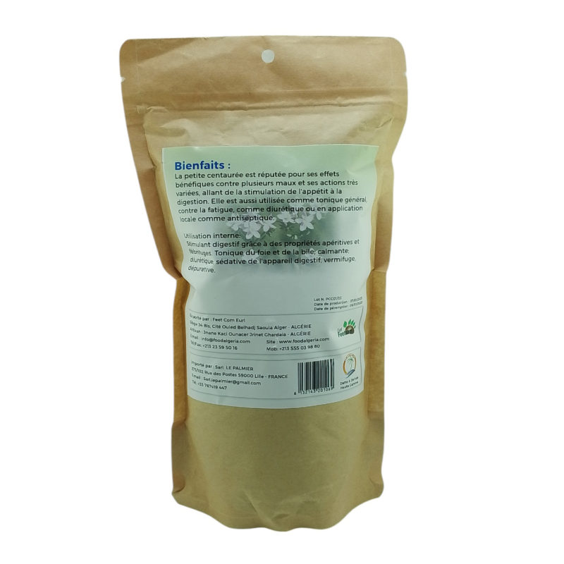 Tisane Petite-Centaurée Commune Récolté au Sud de l'Algérie - Sèche Sac 50 Gr – Image 3