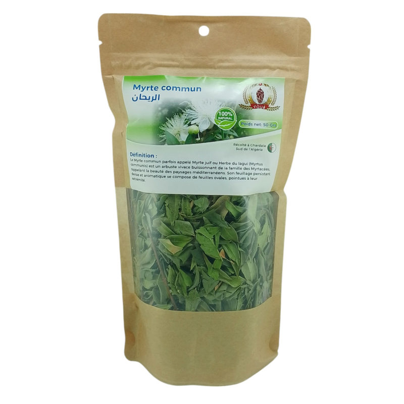 Tisane Myrte Commun Récolté au Sud de l'Algérie - Sèche Sac 50 Gr – Image 2