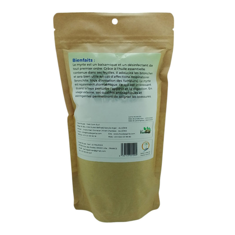 Tisane Myrte Commun Récolté au Sud de l'Algérie - Sèche Sac 50 Gr – Image 3