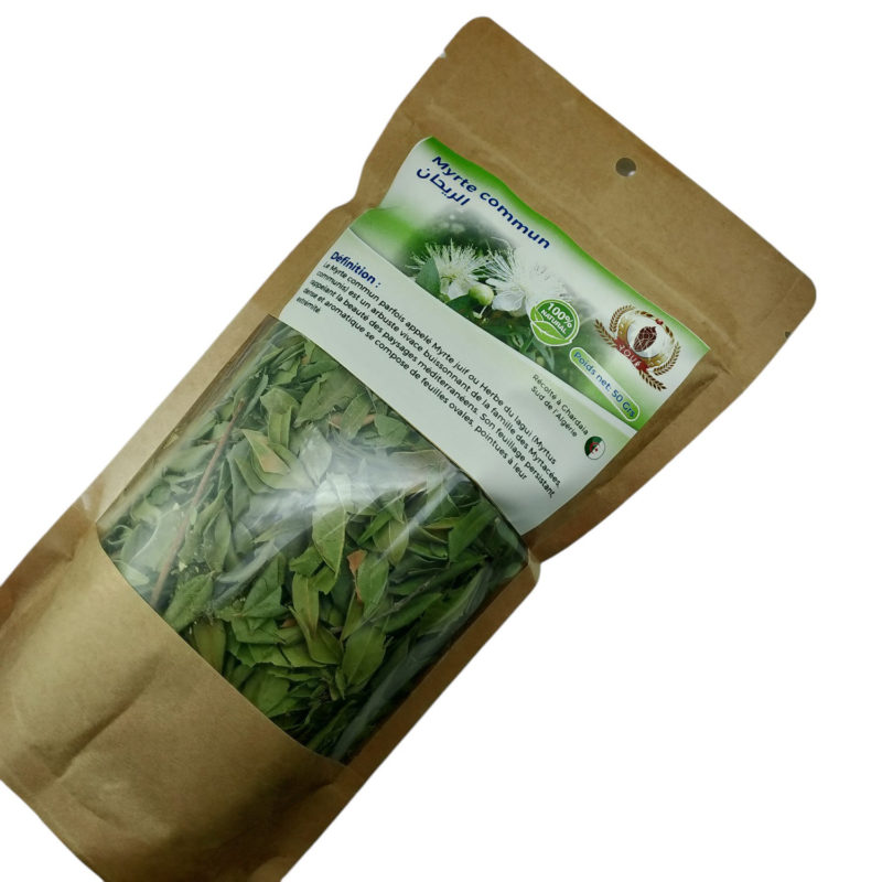Tisane Myrte Commun Récolté au Sud de l'Algérie - Sèche Sac 50 Gr – Image 4
