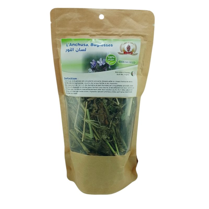 Tisane L’Anchusa, Buglosses Récolté au Sud de l'Algérie - Sèche Sac 50 Gr – Image 2