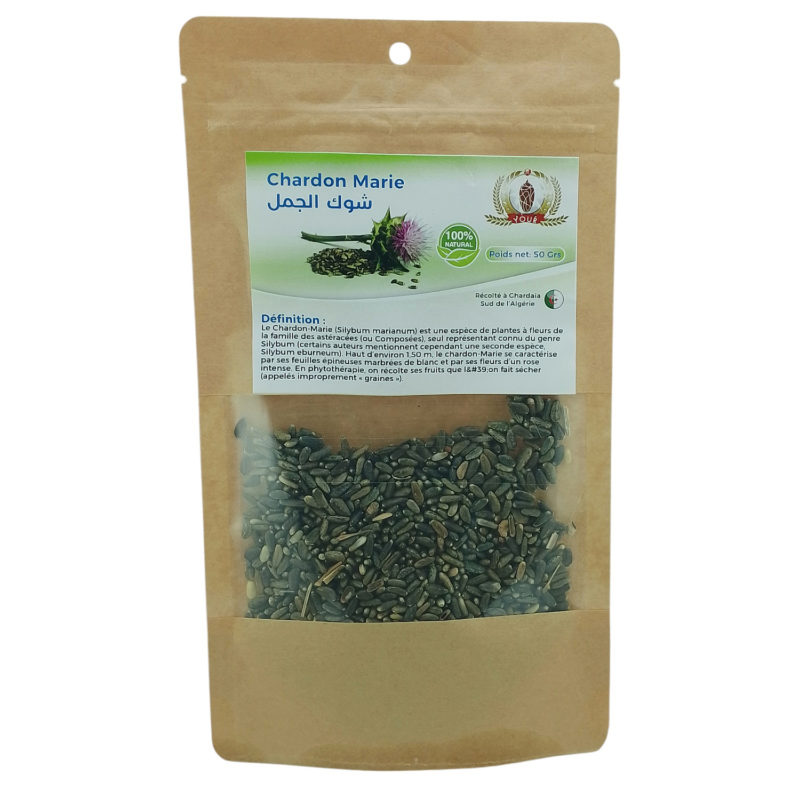 Tisane Chardon Marie Récolté au Sud de l'Algérie - Sèche Sac 50 Gr – Image 2