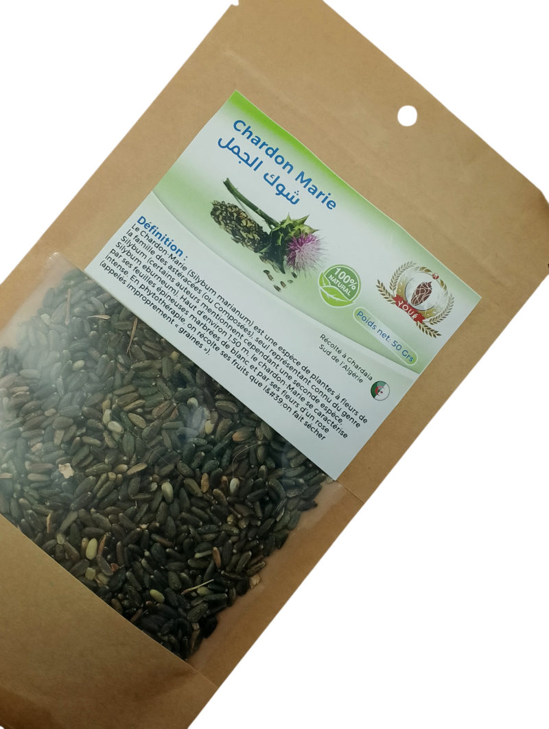 Tisane Chardon Marie Récolté au Sud de l'Algérie - Sèche Sac 50 Gr – Image 4