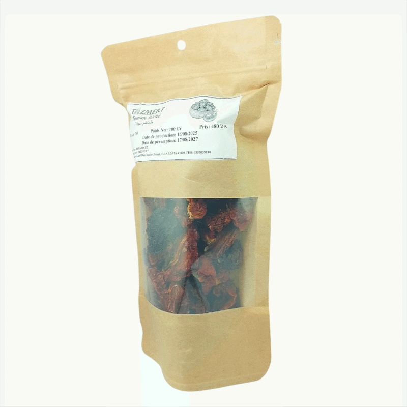 Tomate séché en vrac excellente pour votre repas Sac de 100 Gr – Image 2