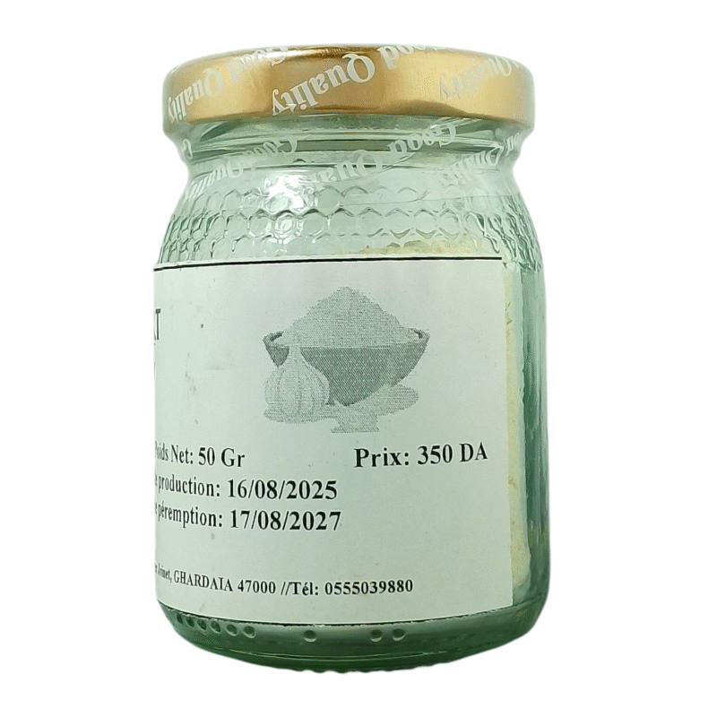 Poudre d'Ail Séché - L'Alternative Pratique et Parfumée - Pot de 50 g – Image 3