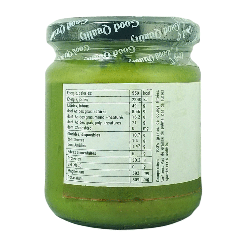 Beurre de Graines de Potiron Naturel et sans aucun additifs pot de 200 Gr – Image 4